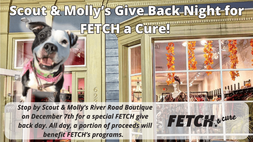 Fetch Bumpy Fetch Scout & Molly's Boutique Giveback for FETCH | FETCH a Cure